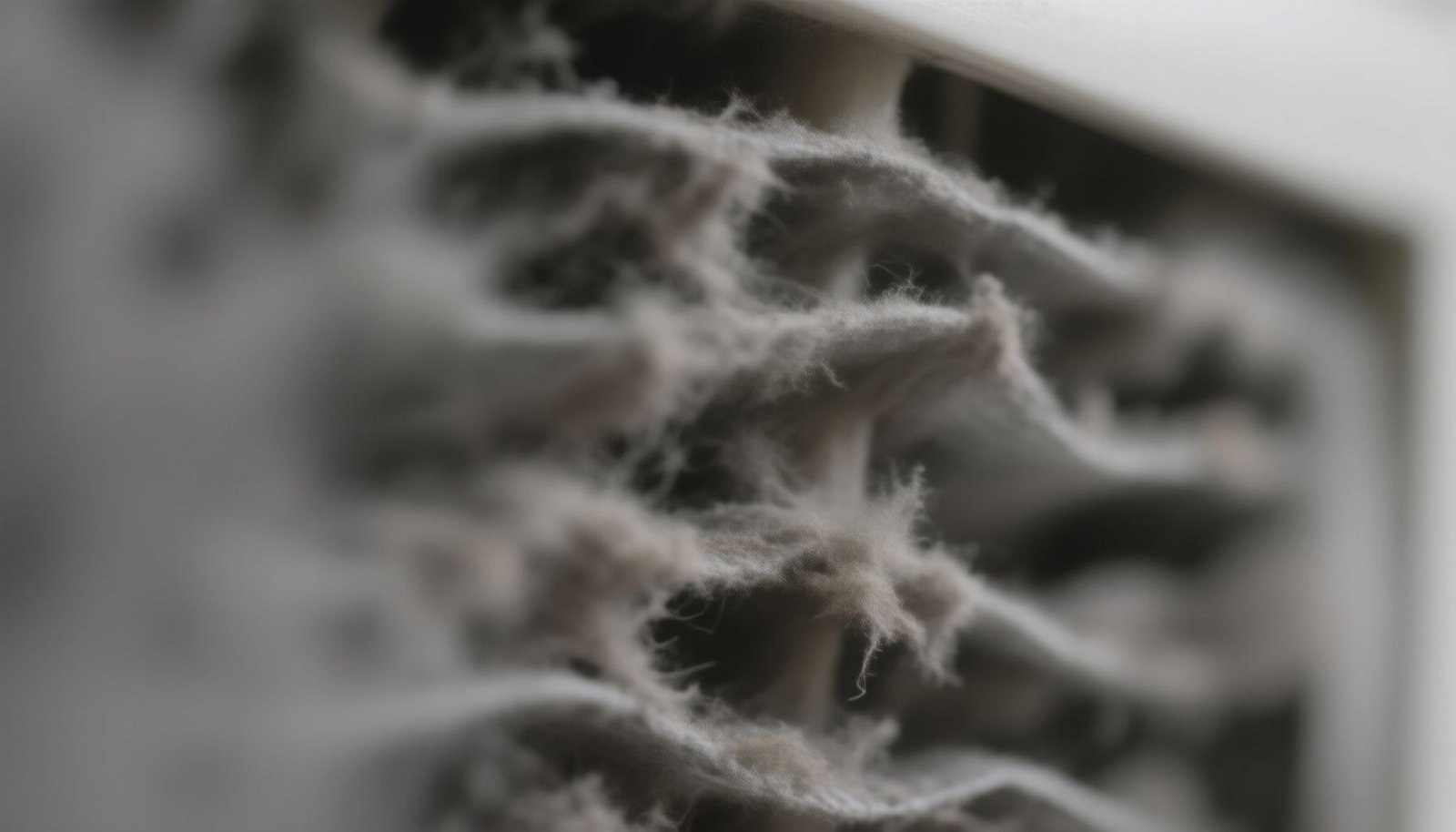 never changing HVAC filter close-up view